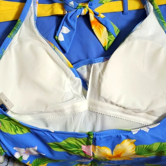 Ralph Lauren & Jantzen size 16 one piece swimsuit and matching cover-up - Picture 12 of 16